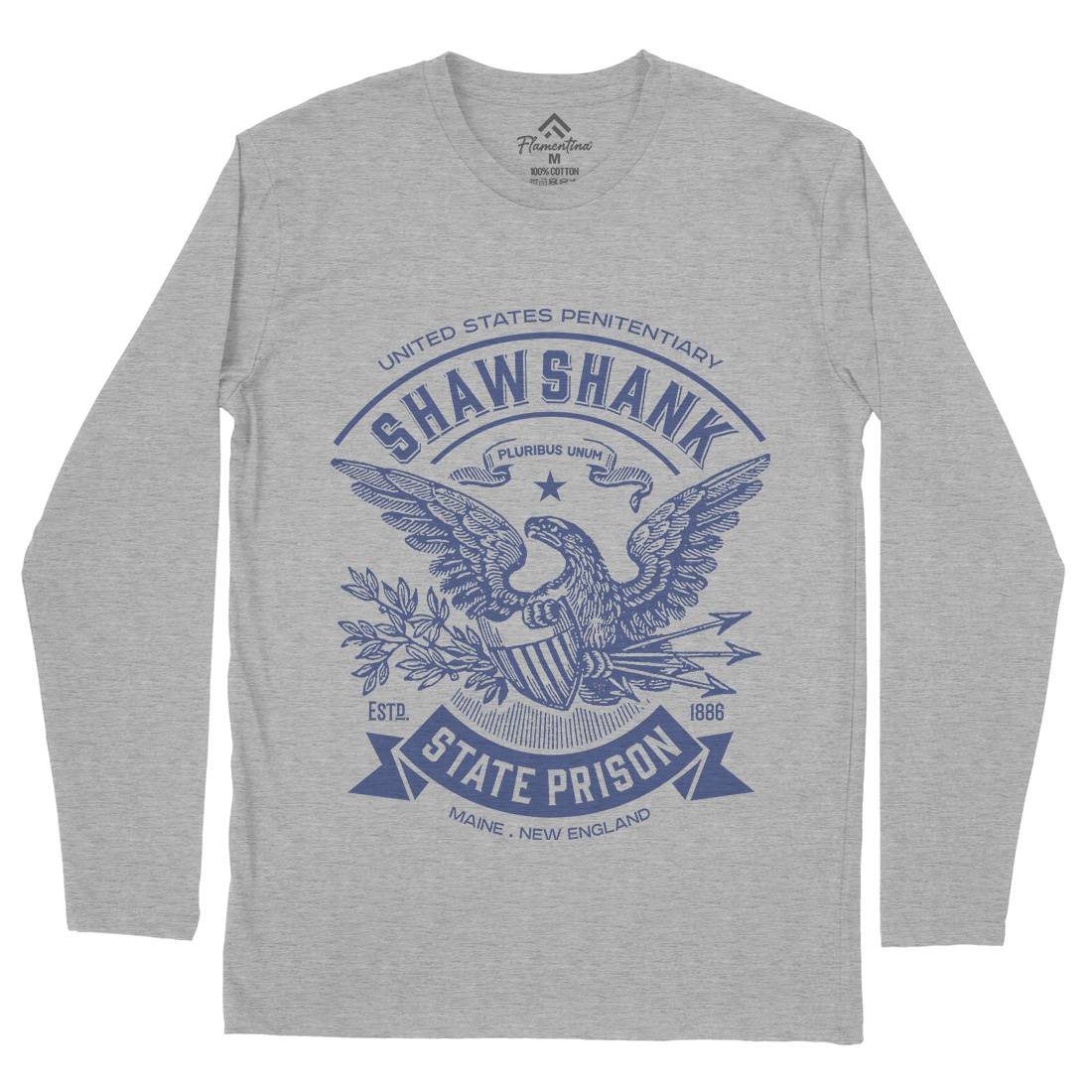 Shawshank Prison Mens Long Sleeve T-Shirt Retro D355