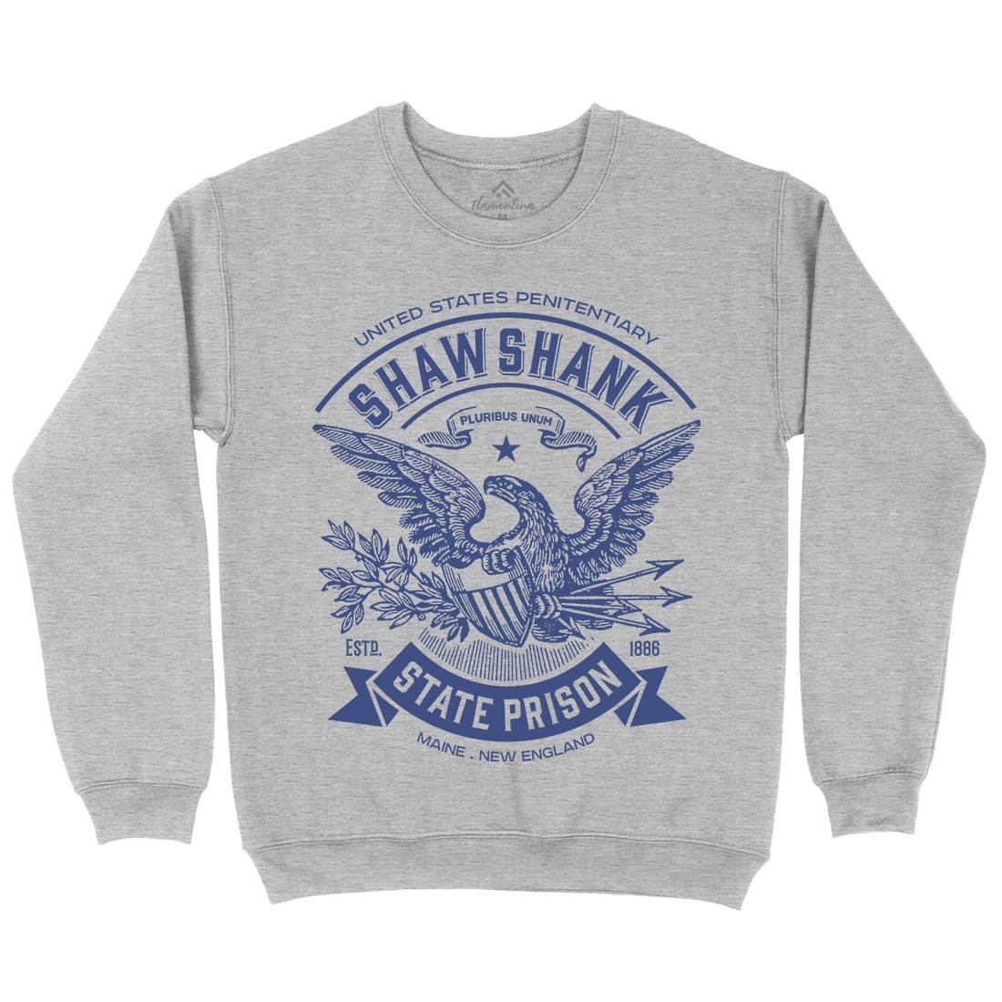 Shawshank Prison Mens Crew Neck Sweatshirt Retro D355