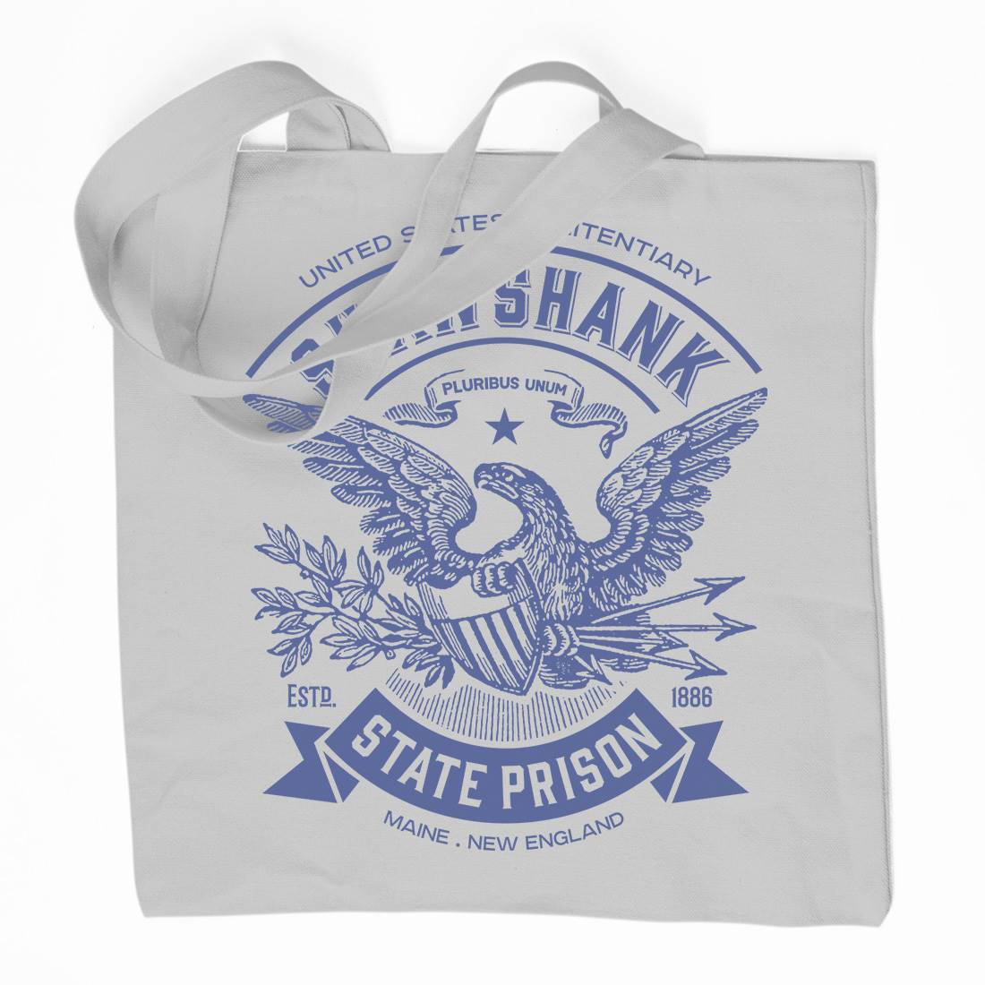 Shawshank Prison Organic Premium Cotton Tote Bag Retro D355