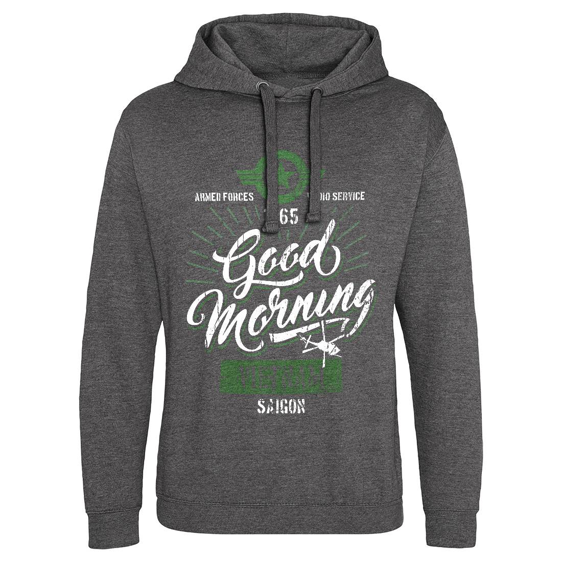 Good Morning Vietnam Mens Hoodie Without Pocket Army D356