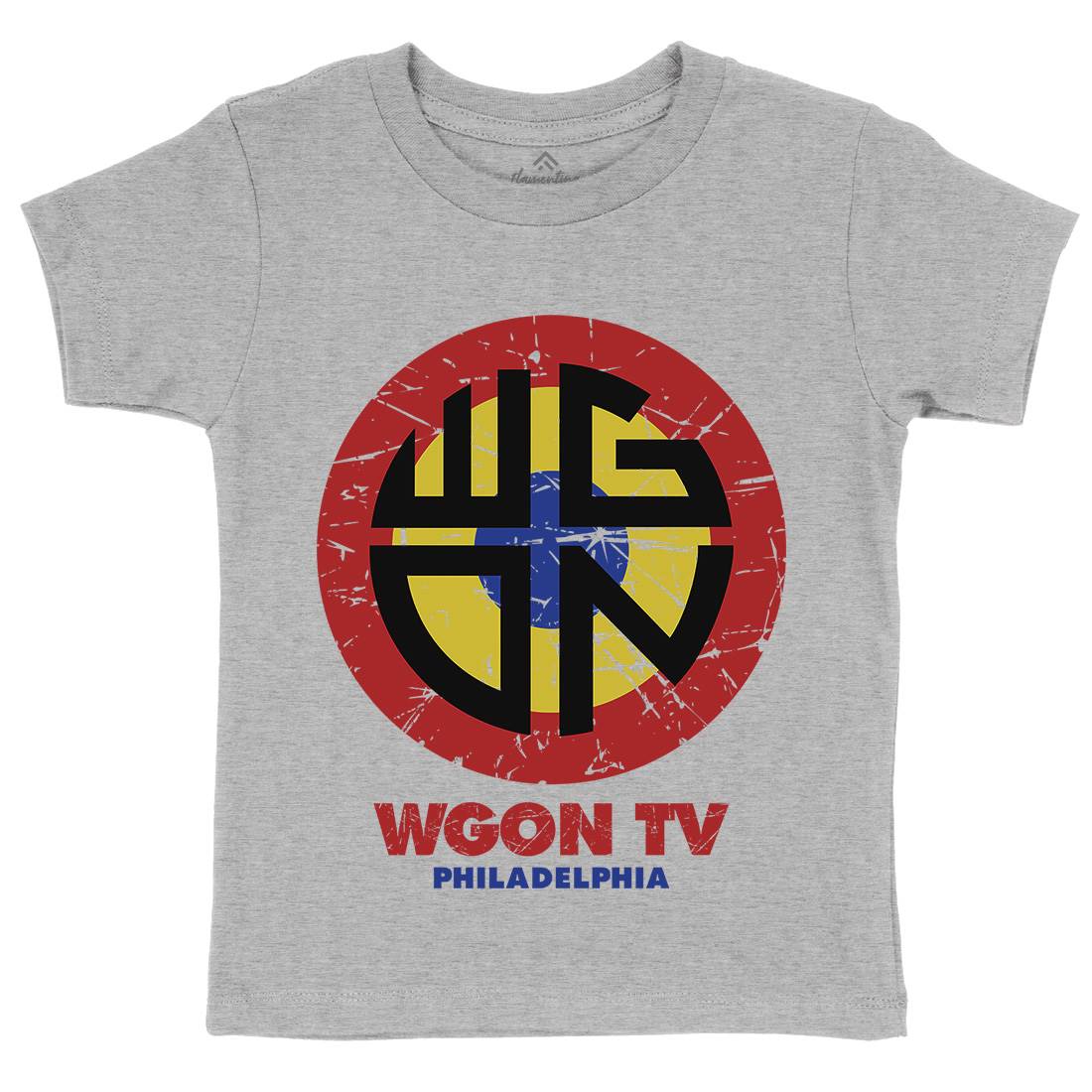 Wgon Tv Kids Crew Neck T-Shirt Horror D357
