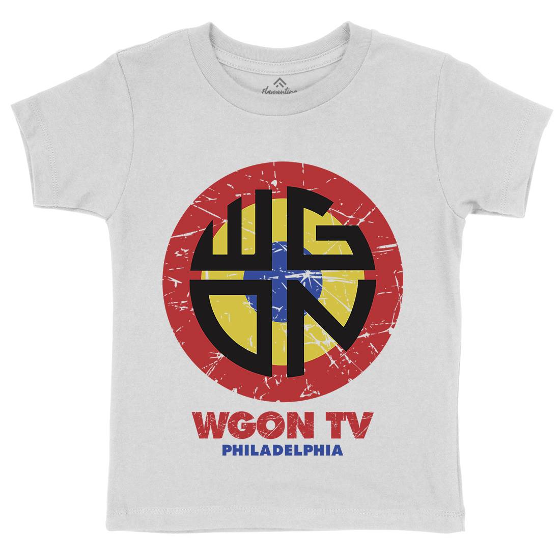 Wgon Tv Kids Organic Crew Neck T-Shirt Horror D357