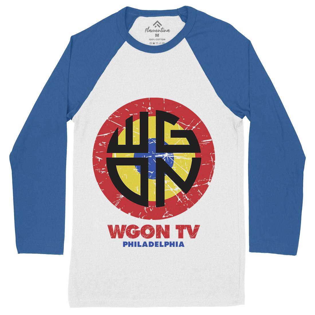 Wgon Tv Mens Long Sleeve Baseball T-Shirt Horror D357