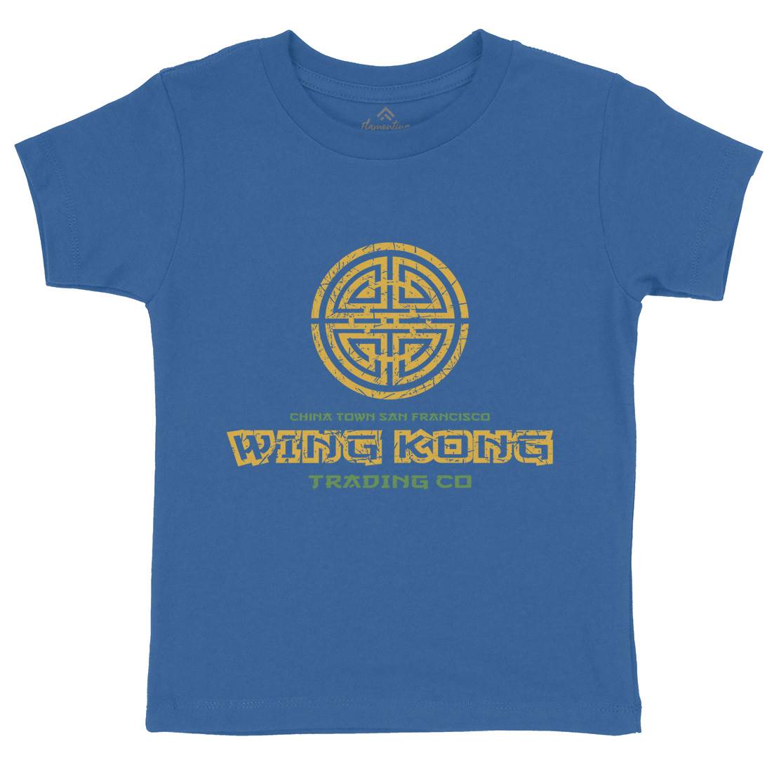 Wing Kong Exchange Kids Organic Crew Neck T-Shirt Asian D358