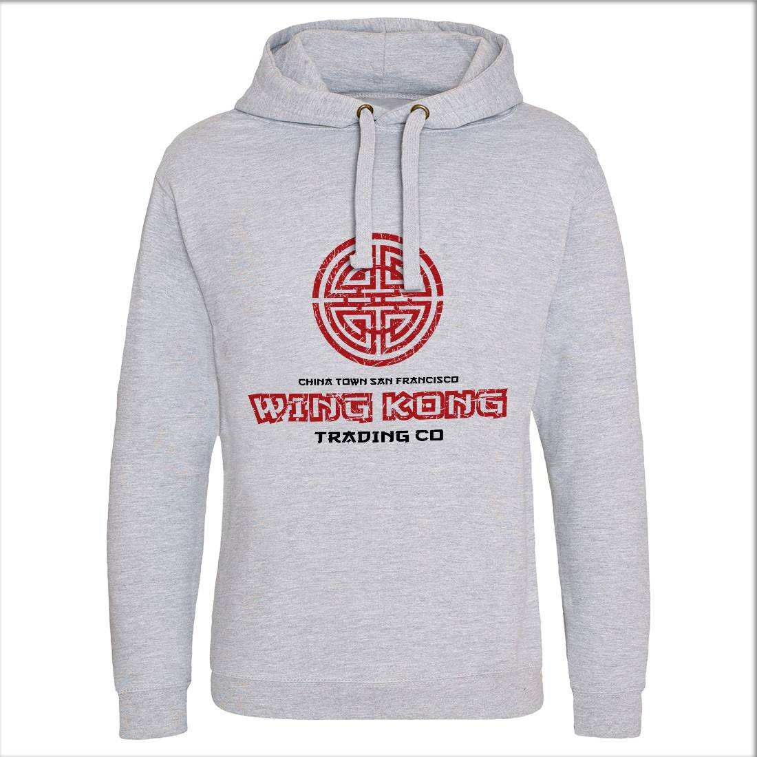 Wing Kong Exchange Mens Hoodie Without Pocket Asian D358