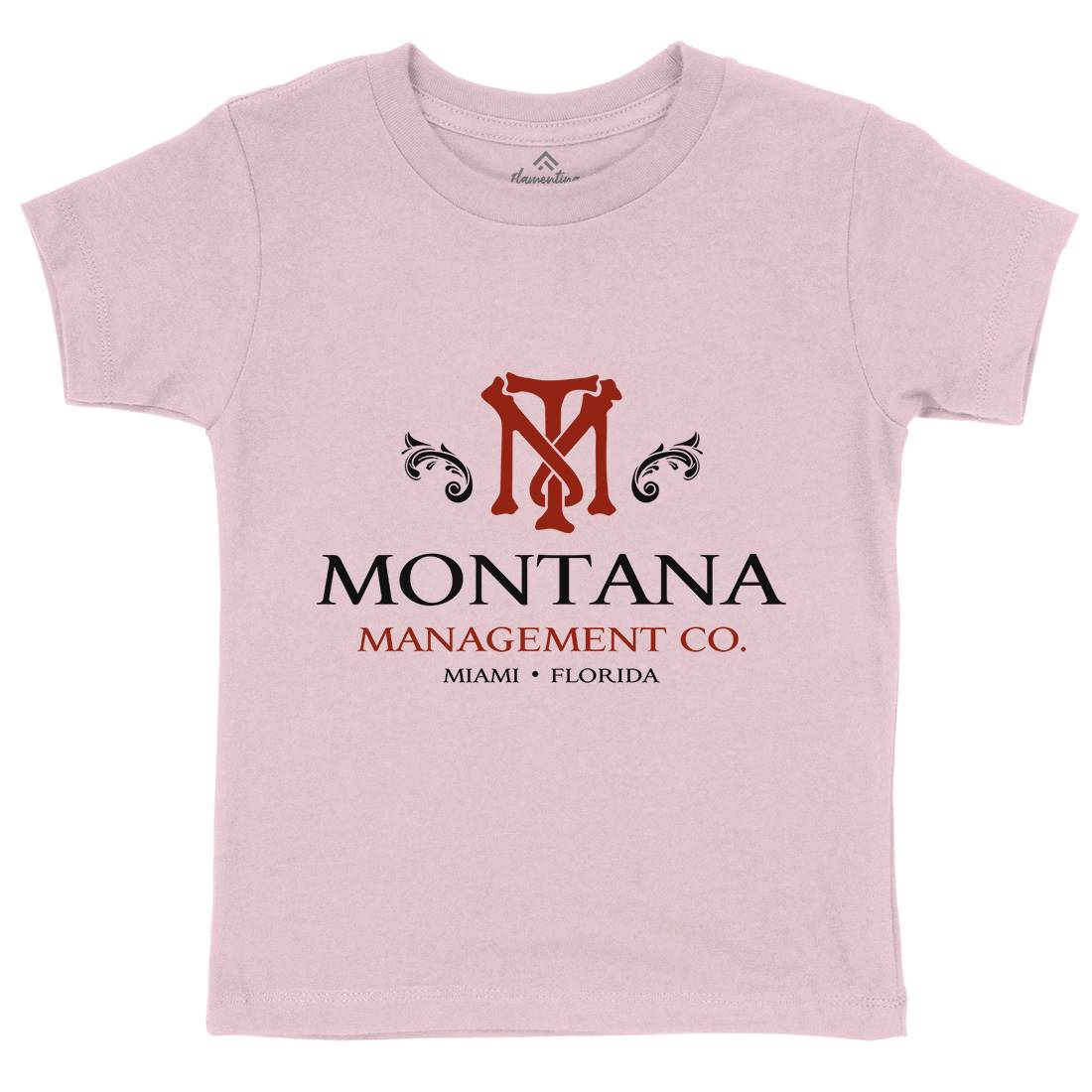 Montana Management Kids Organic Crew Neck T-Shirt Retro D360