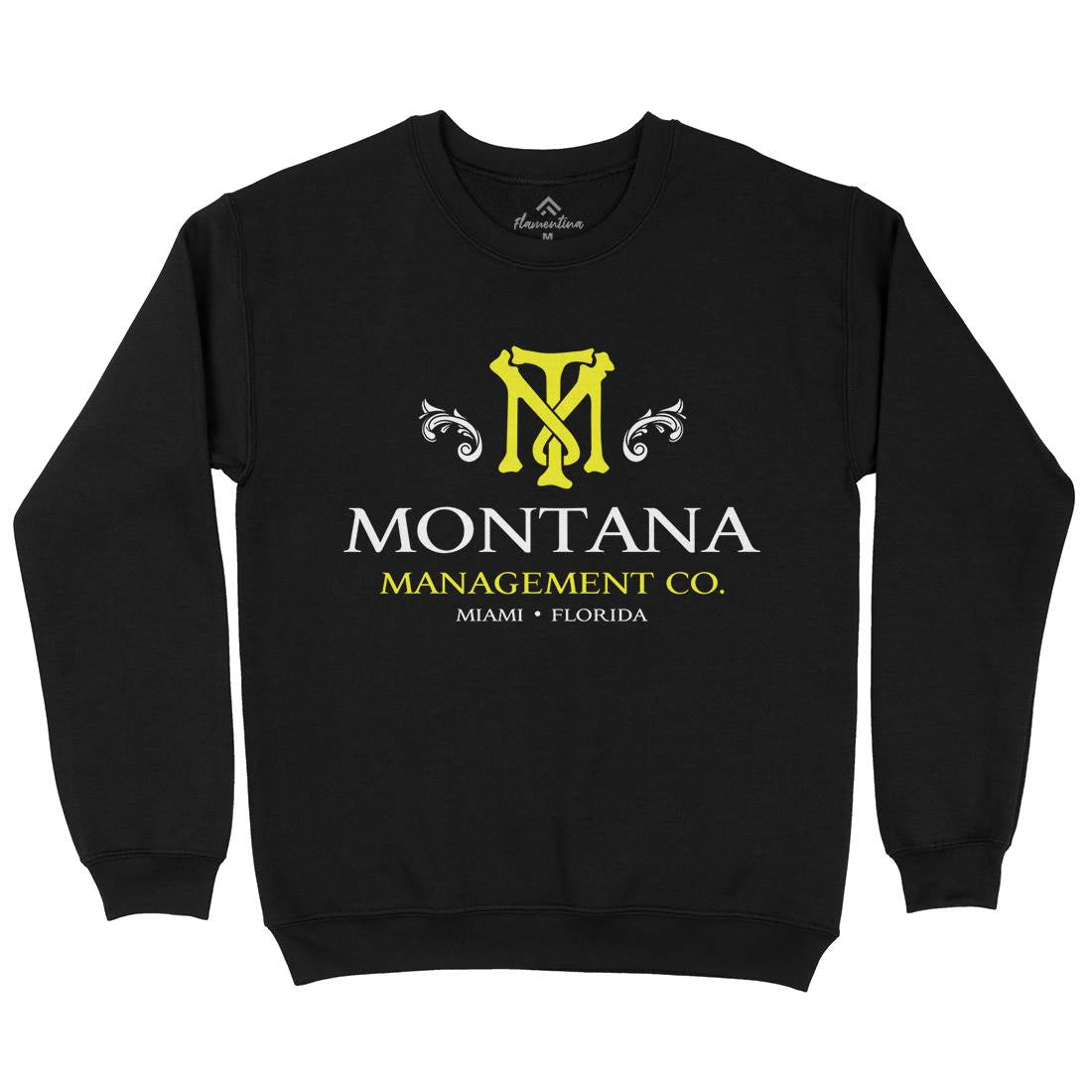 Montana Management Kids Crew Neck Sweatshirt Retro D360