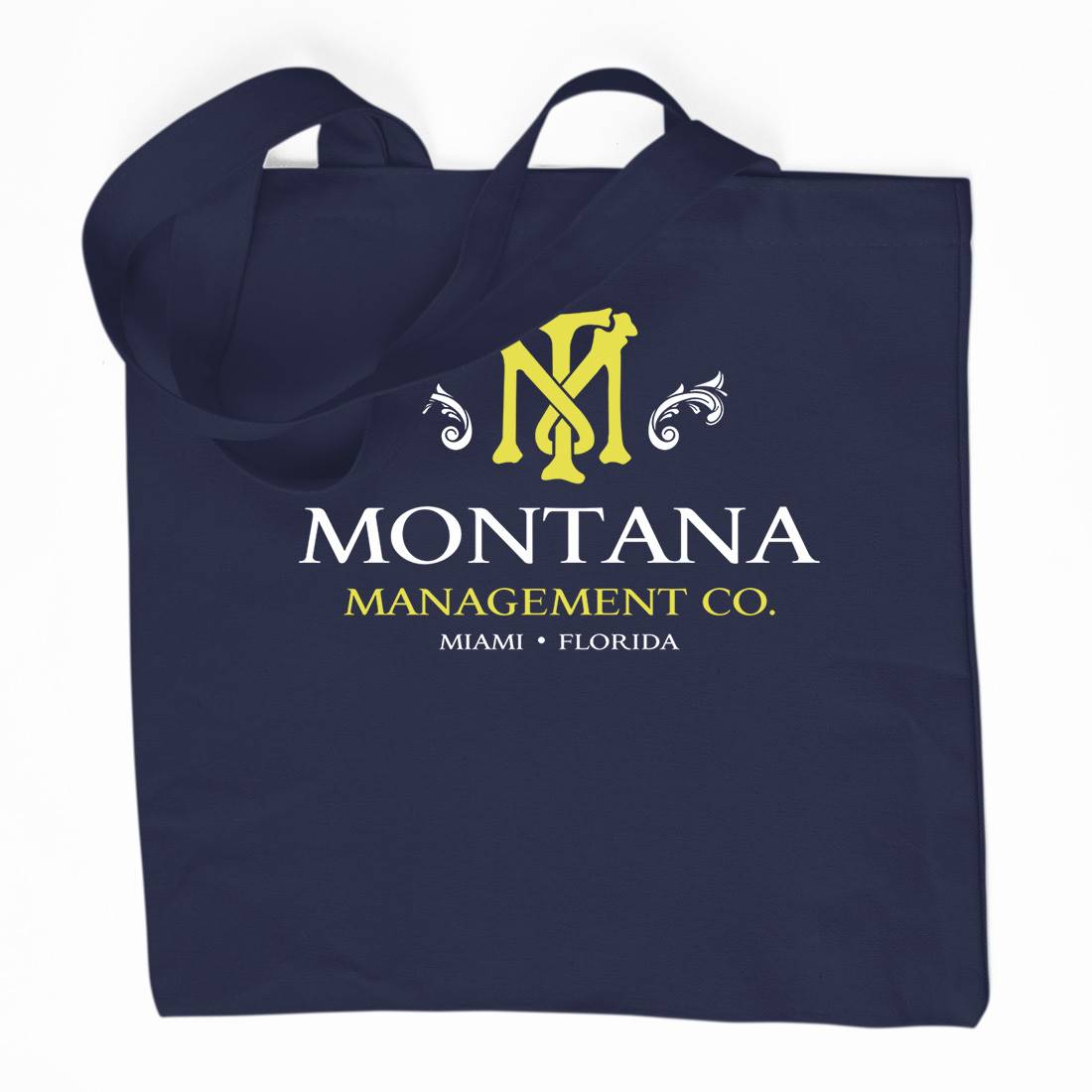 Montana Management Organic Premium Cotton Tote Bag Retro D360