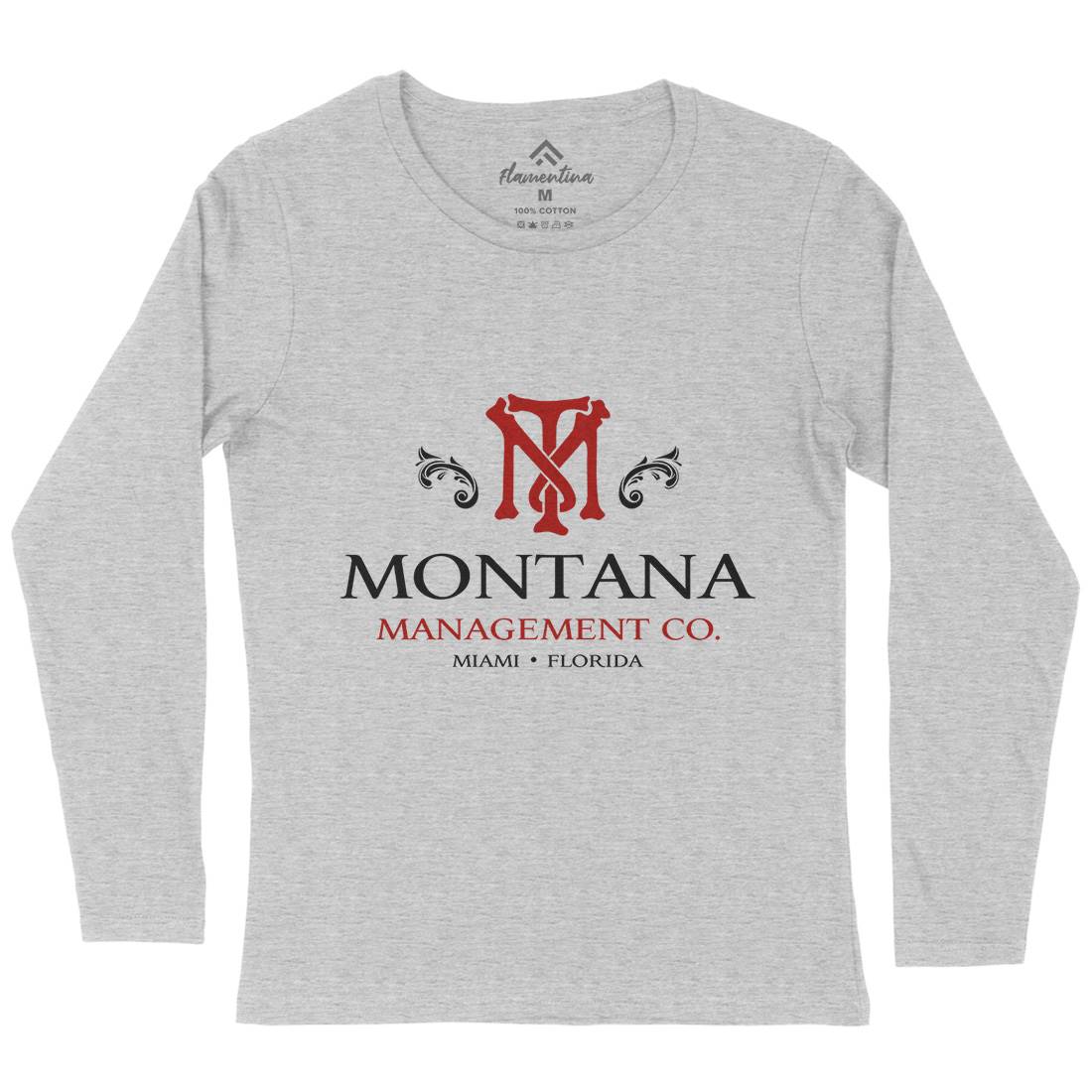 Montana Management Womens Long Sleeve T-Shirt Retro D360