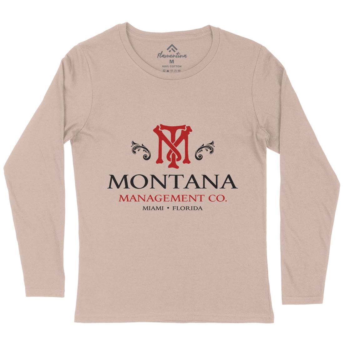 Montana Management Womens Long Sleeve T-Shirt Retro D360