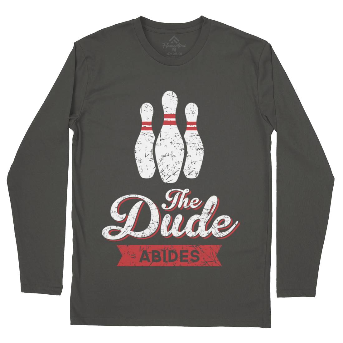 The Dude Mens Long Sleeve T-Shirt Sport D361