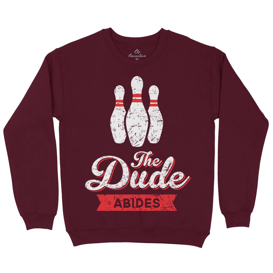 The Dude Mens Crew Neck Sweatshirt Sport D361