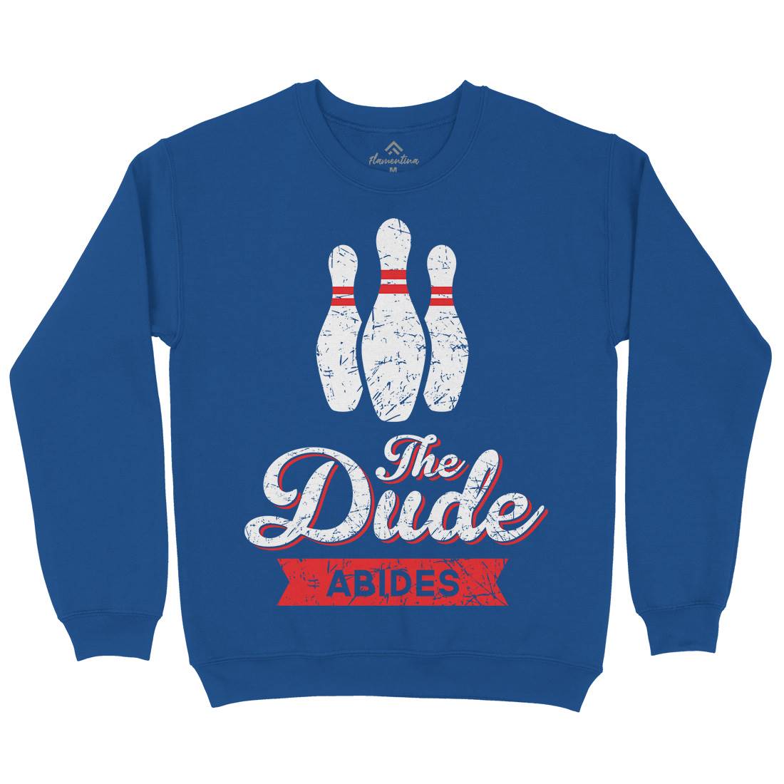 The Dude Mens Crew Neck Sweatshirt Sport D361