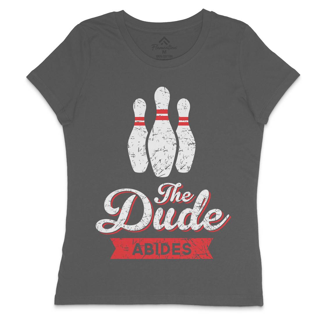 The Dude Womens Crew Neck T-Shirt Sport D361