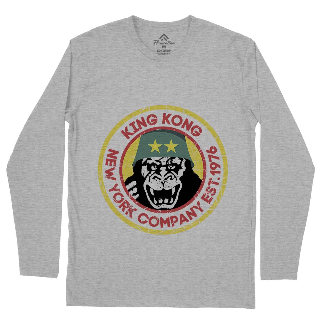 King Kong Company Mens Long Sleeve T-Shirt Retro D362