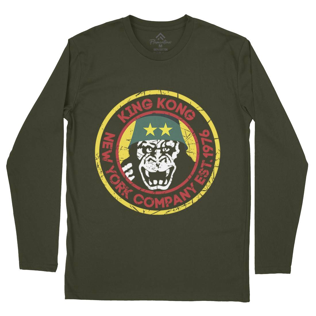 King Kong Company Mens Long Sleeve T-Shirt Retro D362