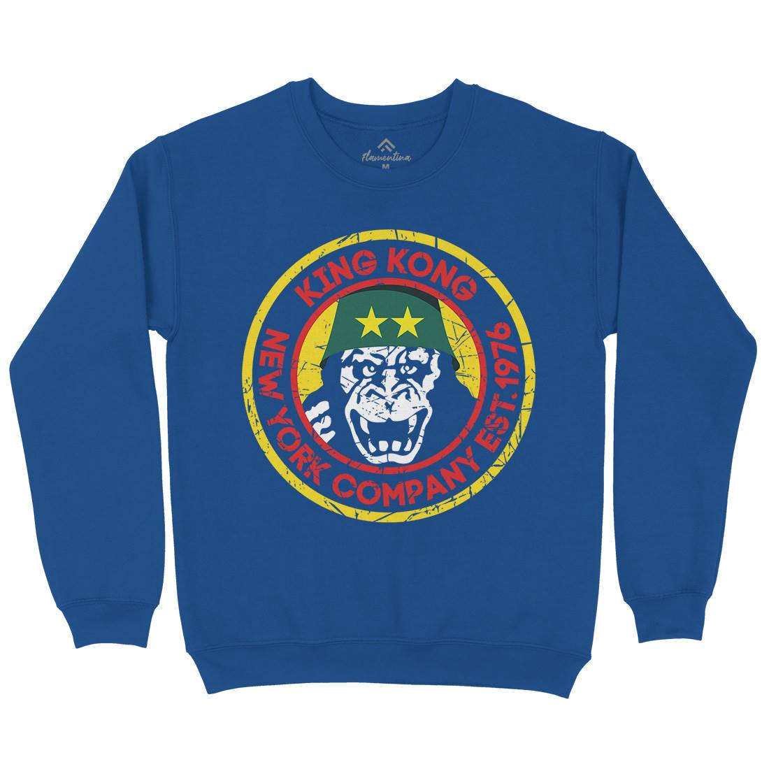 King Kong Company Mens Crew Neck Sweatshirt Retro D362