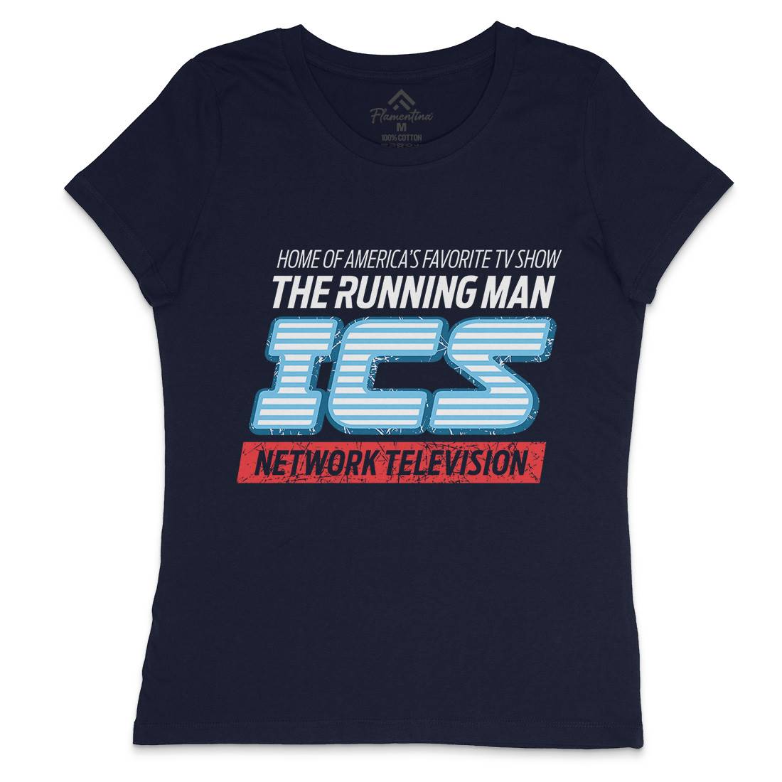 Ics Tv Womens Crew Neck T-Shirt Space D363