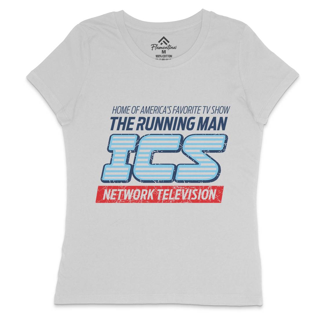 Ics Tv Womens Crew Neck T-Shirt Space D363