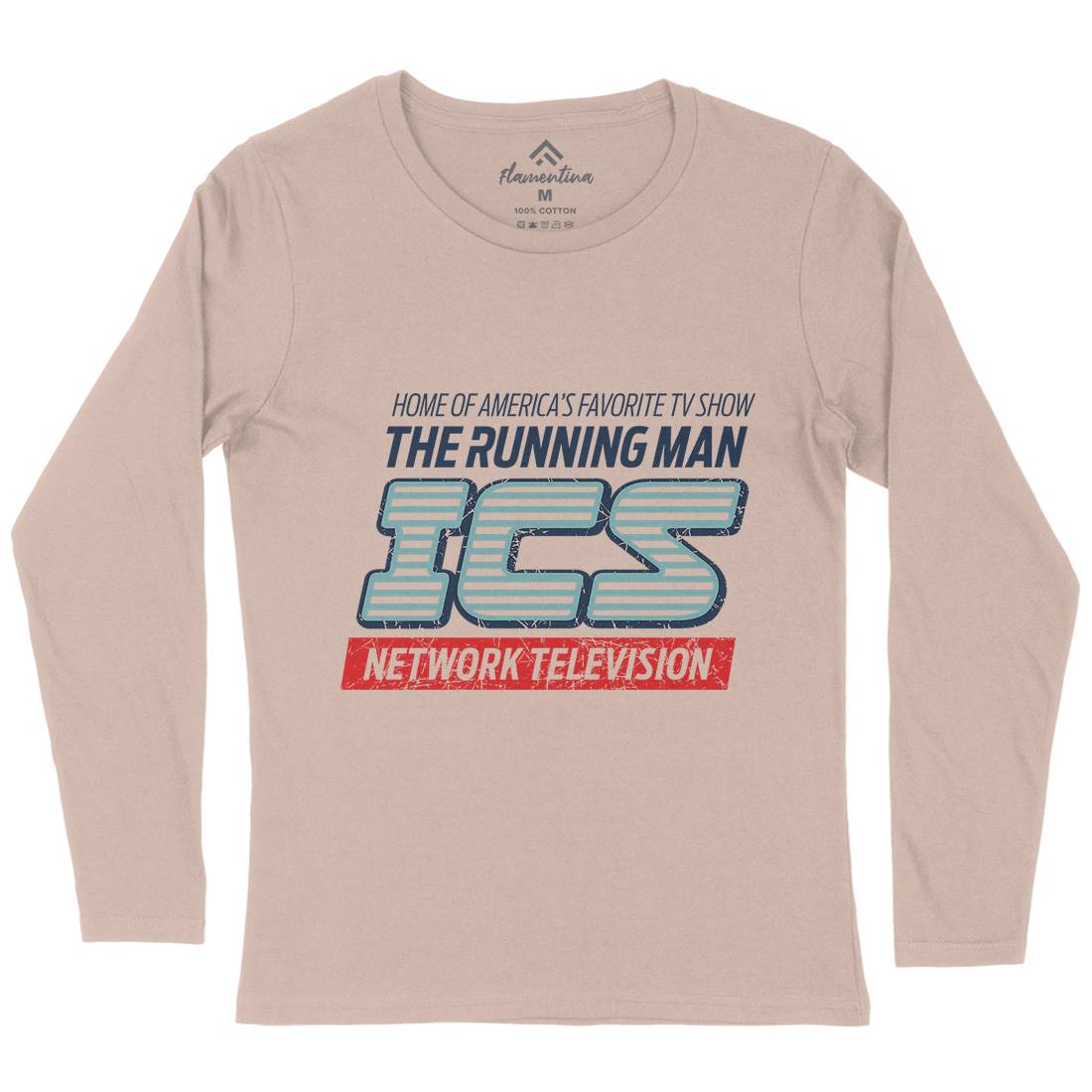 Ics Tv Womens Long Sleeve T-Shirt Space D363