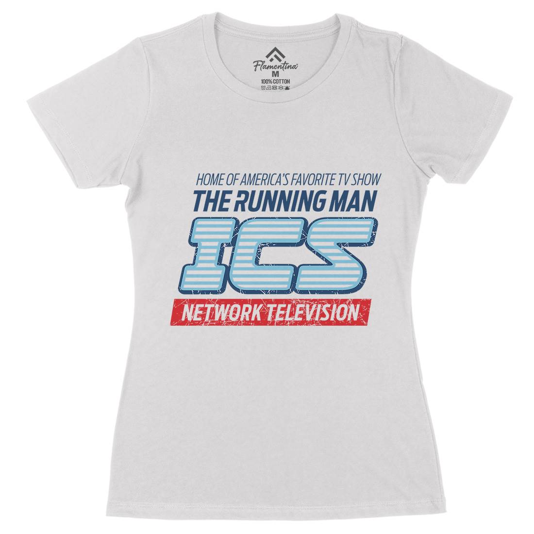 Ics Tv Womens Organic Crew Neck T-Shirt Space D363