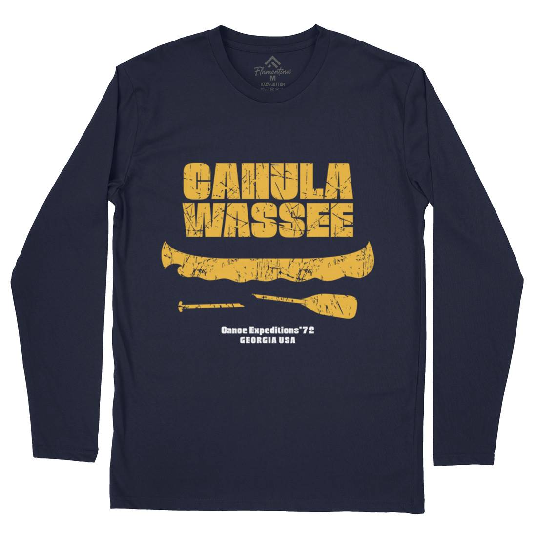 Cahulawassee Mens Long Sleeve T-Shirt Horror D364