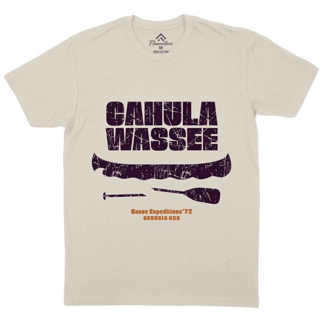Cahulawassee Mens Organic Crew Neck T-Shirt Horror D364
