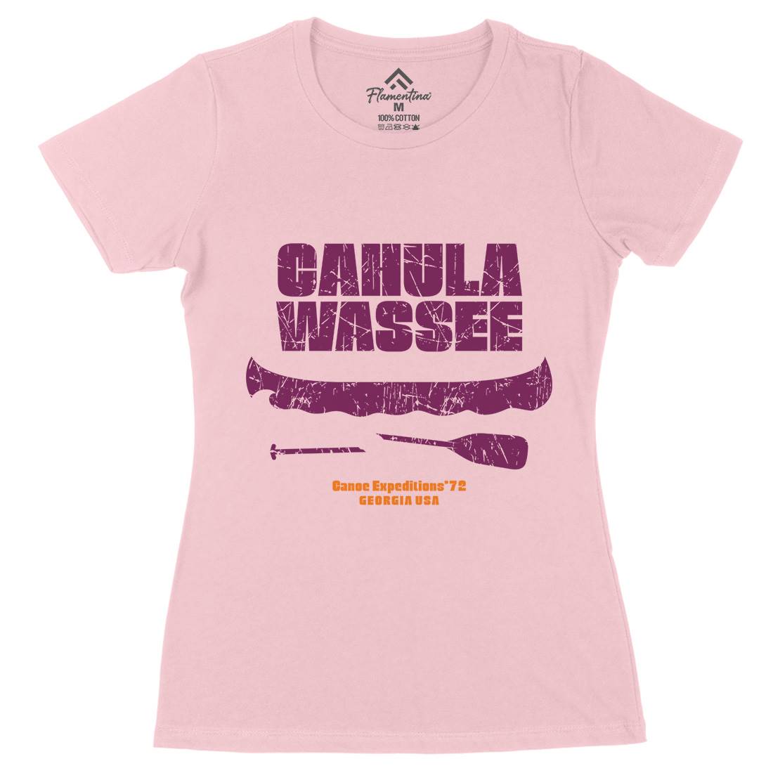 Cahulawassee Womens Organic Crew Neck T-Shirt Horror D364