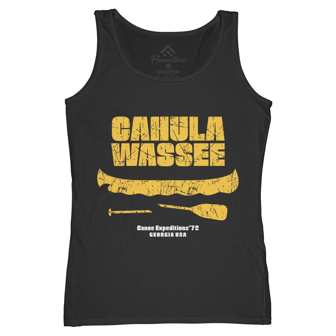 Cahulawassee Womens Organic Tank Top Vest Horror D364