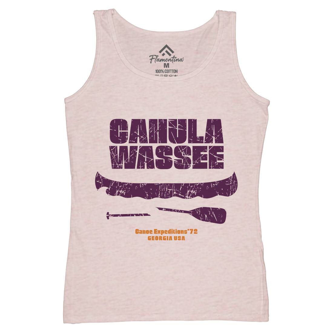 Cahulawassee Womens Organic Tank Top Vest Horror D364
