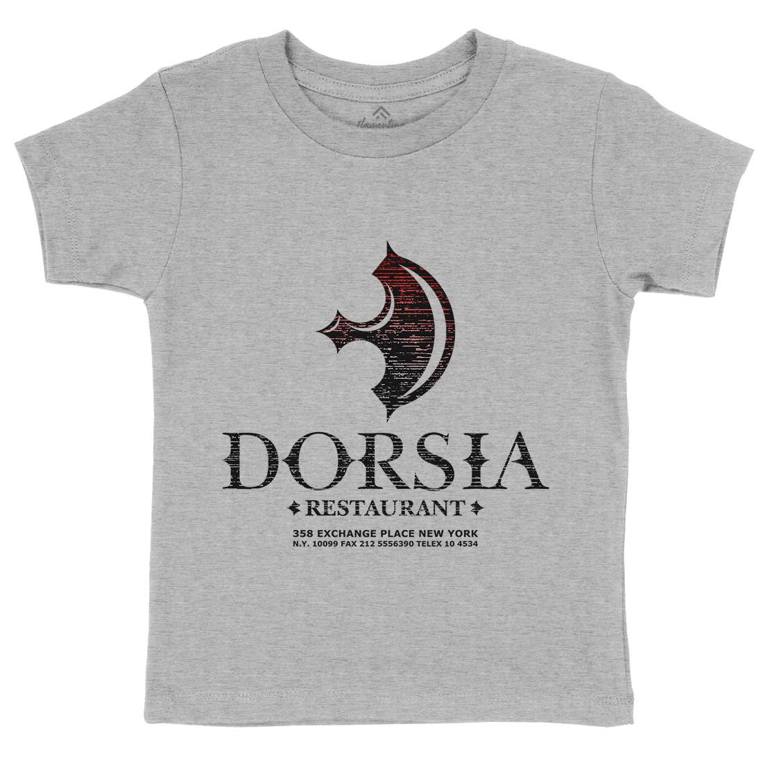 Dorsia Kids Organic Crew Neck T-Shirt Food D365