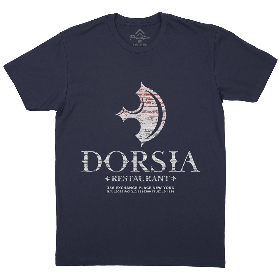 Dorsia Mens Crew Neck T-Shirt Food D365