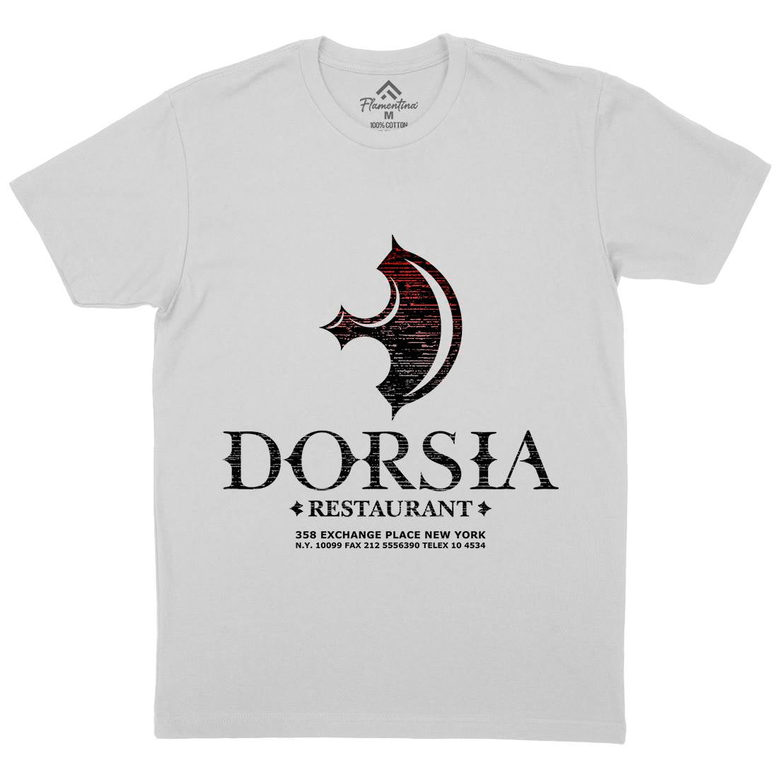 Dorsia Mens Crew Neck T-Shirt Food D365