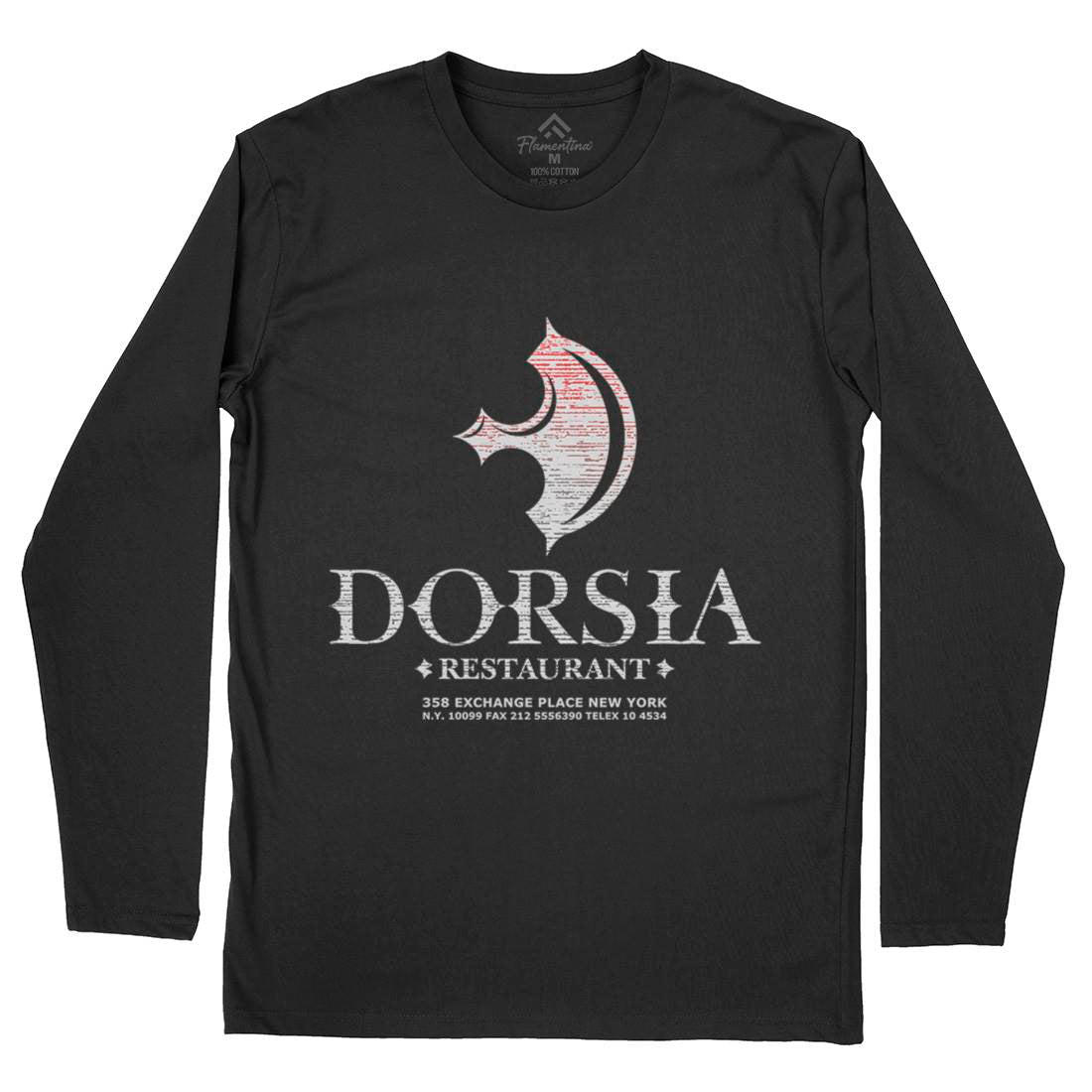 Dorsia Mens Long Sleeve T-Shirt Food D365