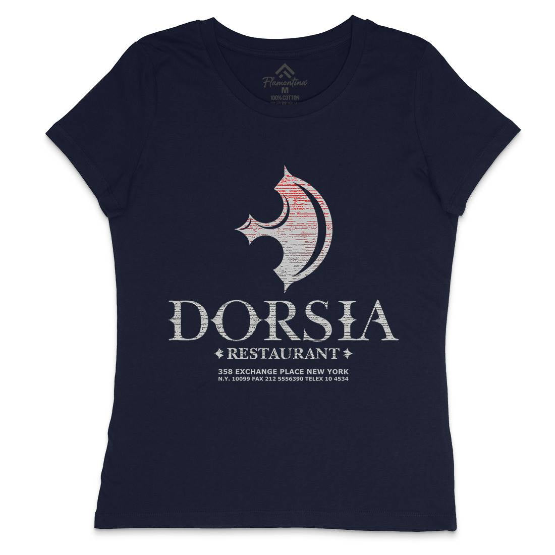 Dorsia Womens Crew Neck T-Shirt Food D365