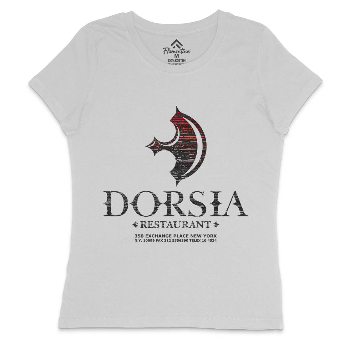 Dorsia Womens Crew Neck T-Shirt Food D365