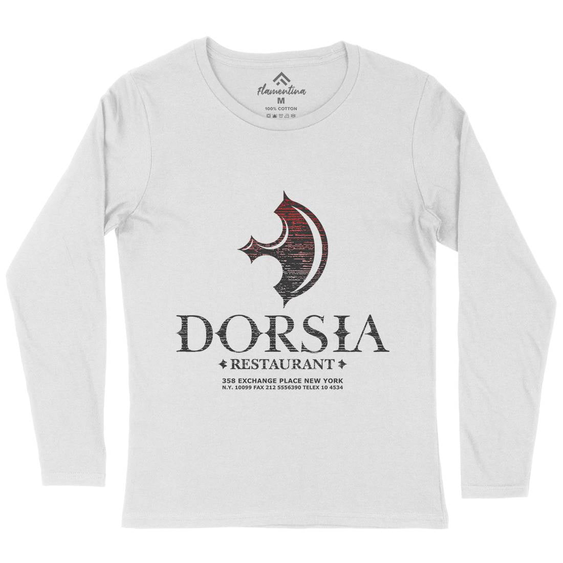 Dorsia Womens Long Sleeve T-Shirt Food D365