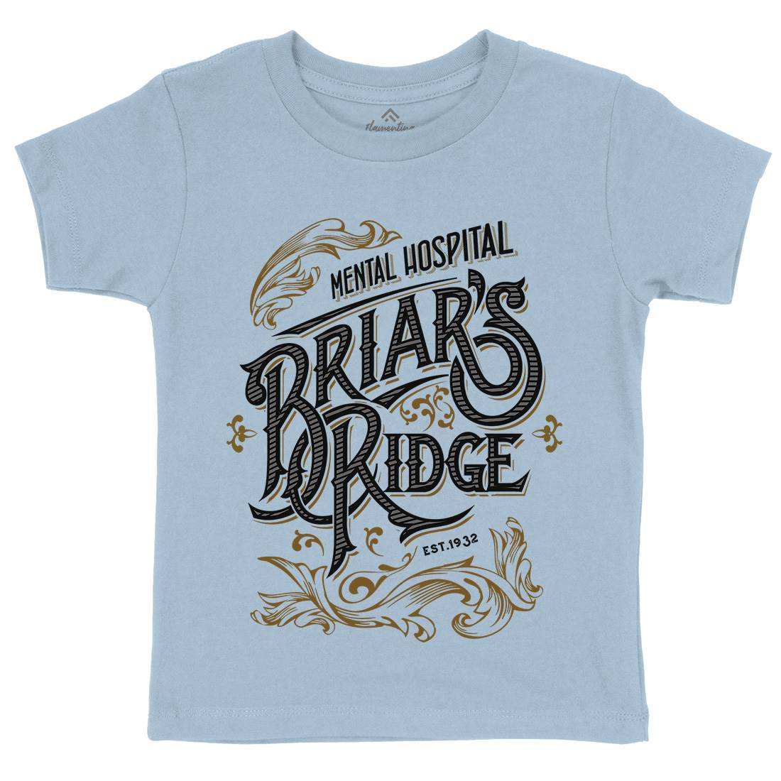 Briar Ridge Kids Crew Neck T-Shirt Retro D367