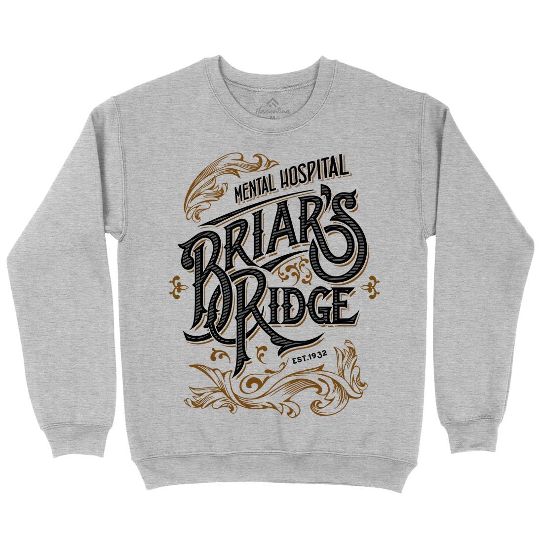 Briar Ridge Mens Crew Neck Sweatshirt Retro D367