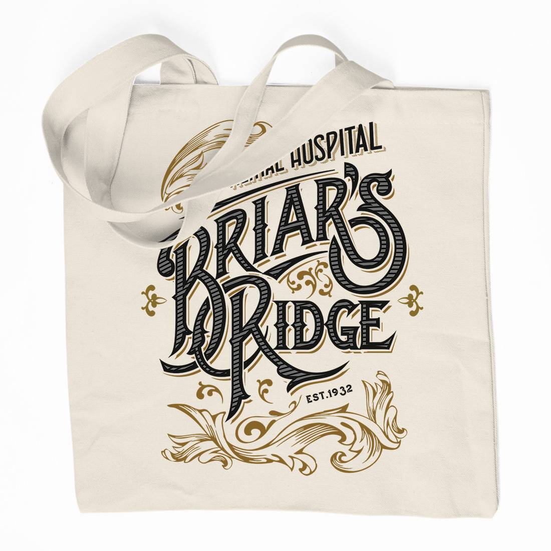 Briar Ridge Organic Premium Cotton Tote Bag Retro D367