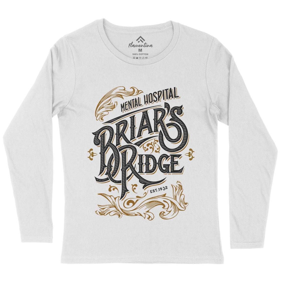 Briar Ridge Womens Long Sleeve T-Shirt Retro D367