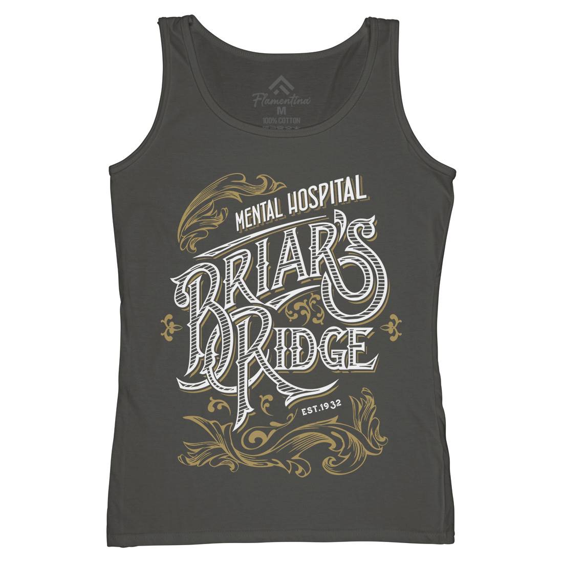 Briar Ridge Womens Organic Tank Top Vest Retro D367