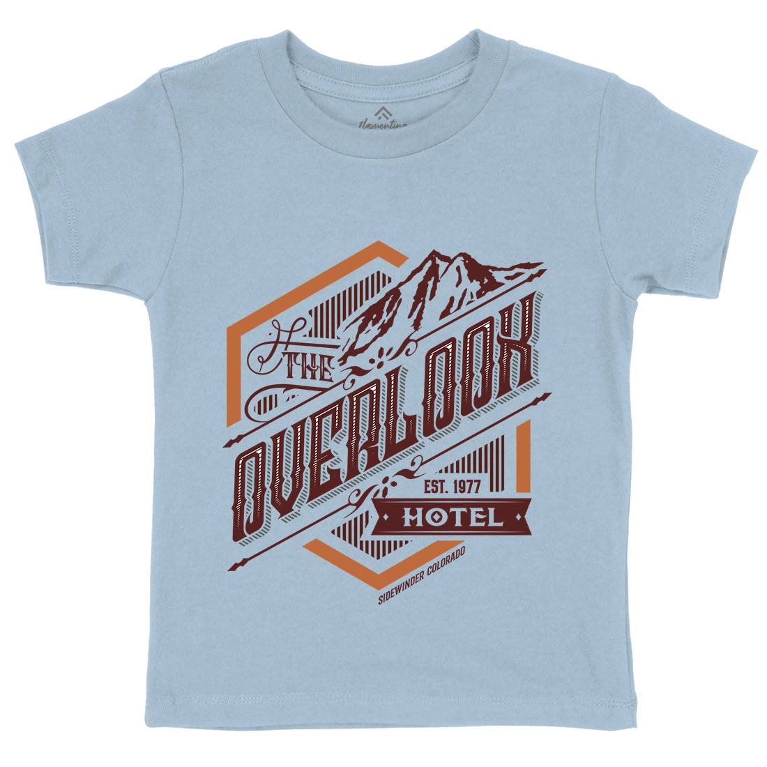 Overlook Hotel Kids Crew Neck T-Shirt Horror D368