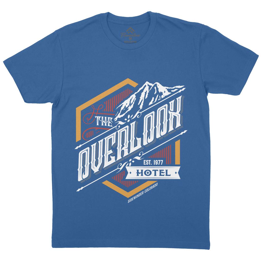 Overlook Hotel Mens Organic Crew Neck T-Shirt Horror D368