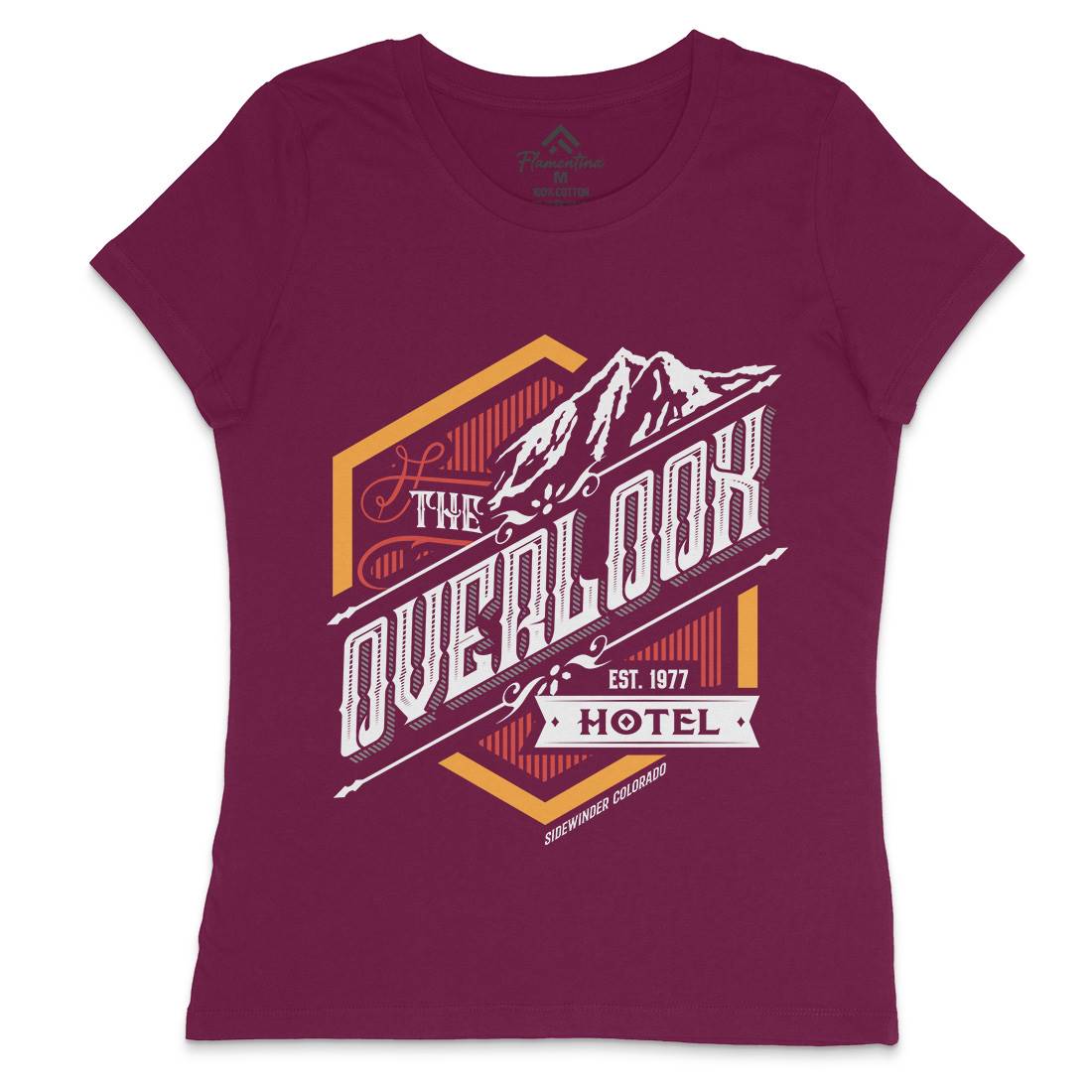 Overlook Hotel Womens Crew Neck T-Shirt Horror D368