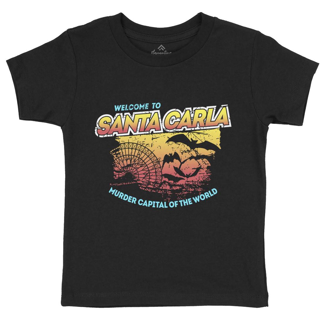Santa Carla Kids Crew Neck T-Shirt Horror D369