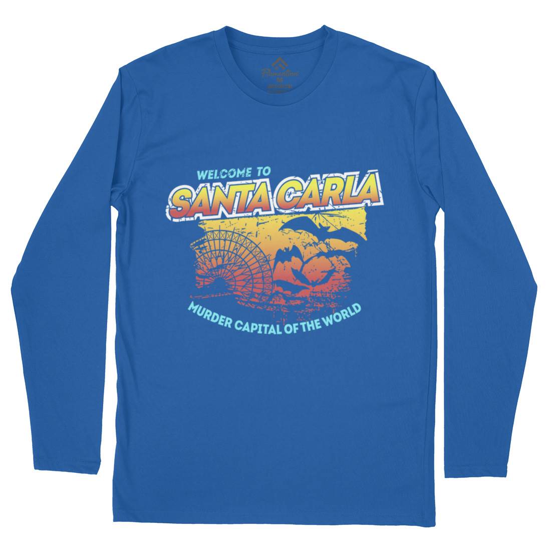 Santa Carla Mens Long Sleeve T-Shirt Horror D369