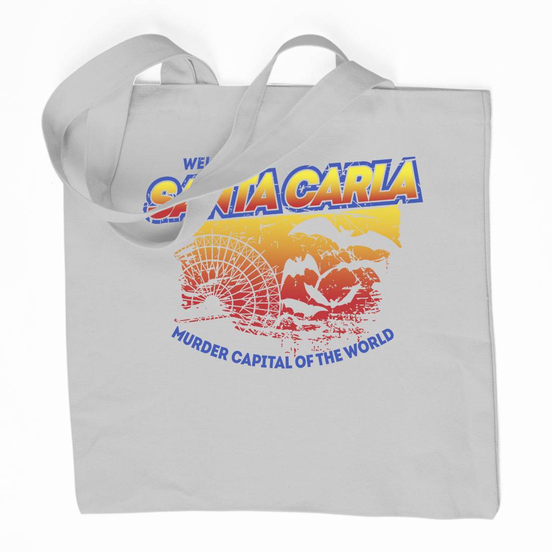 Santa Carla Organic Premium Cotton Tote Bag Horror D369
