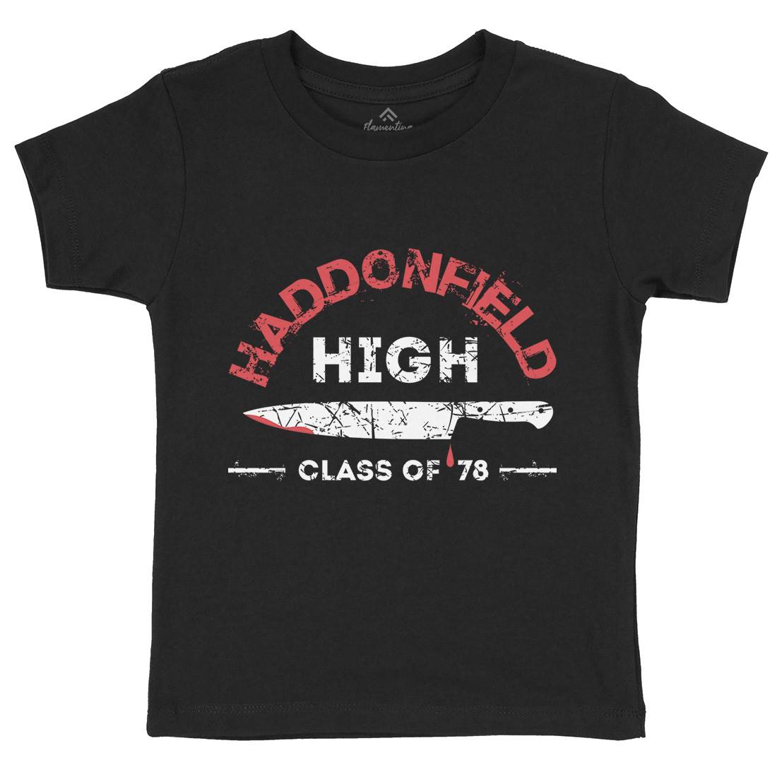 Haddonfield High Kids Crew Neck T-Shirt Horror D371