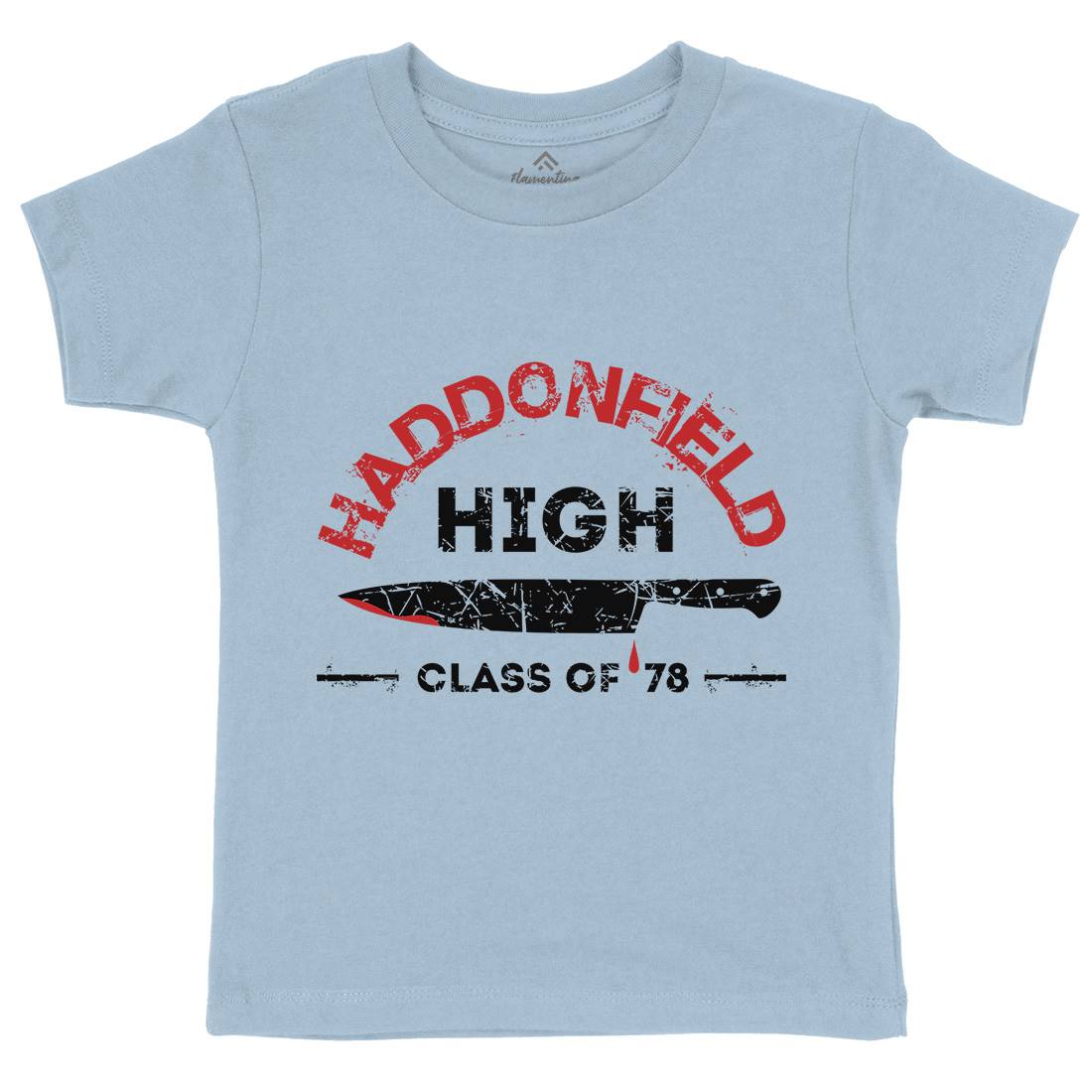 Haddonfield High Kids Crew Neck T-Shirt Horror D371